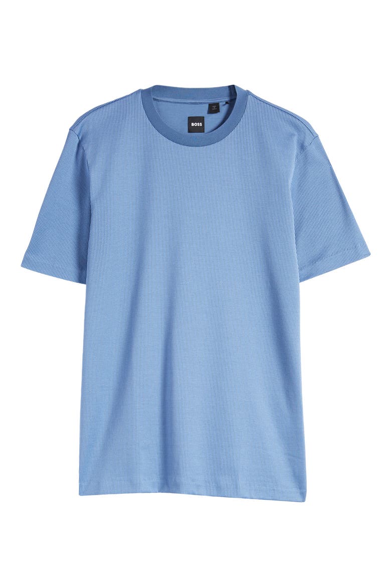 Tiburt Ringer Cotton T-Shirt, Alternate, color, OPEN BLUE