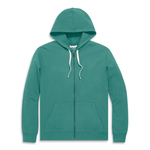Shop Primary Adult 24/7 Zip Hoodie In Sunwashed Teal