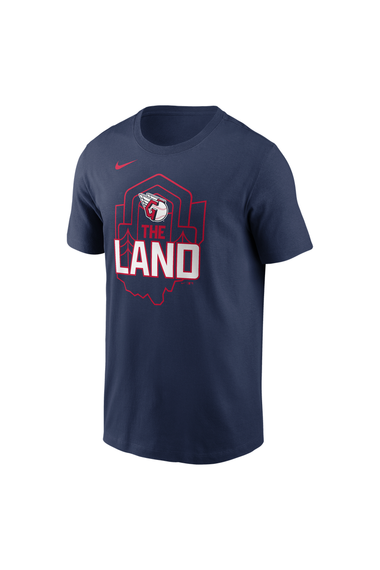 Men's Nike  Navy Cleveland Guardians Local T-Shirt, Alternate, color, Navy
