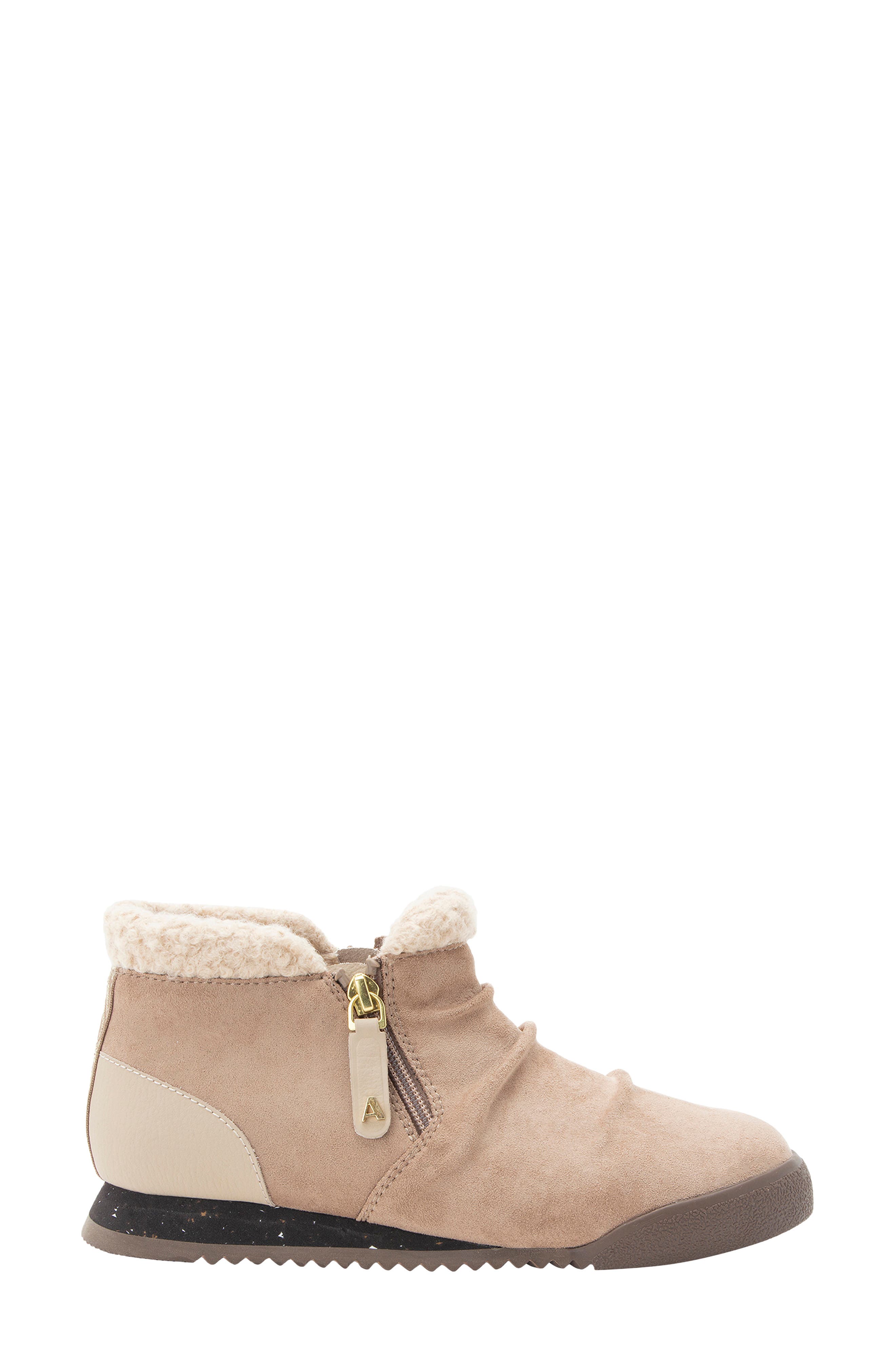 Rylah Bootie with Genuine Shearling Trim, Alternate, color, 6450 LATTE