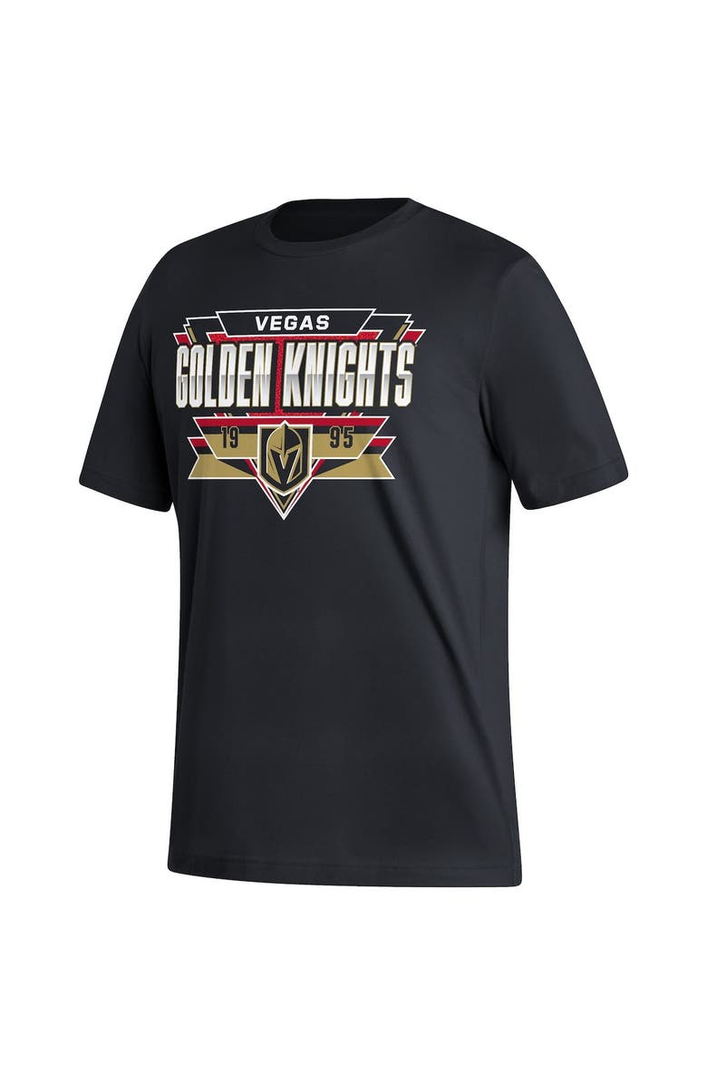 adidas Men's adidas Black Vegas Golden Knights Reverse Retro 2.0 Fresh Playmaker T-Shirt, Alternate, color, 