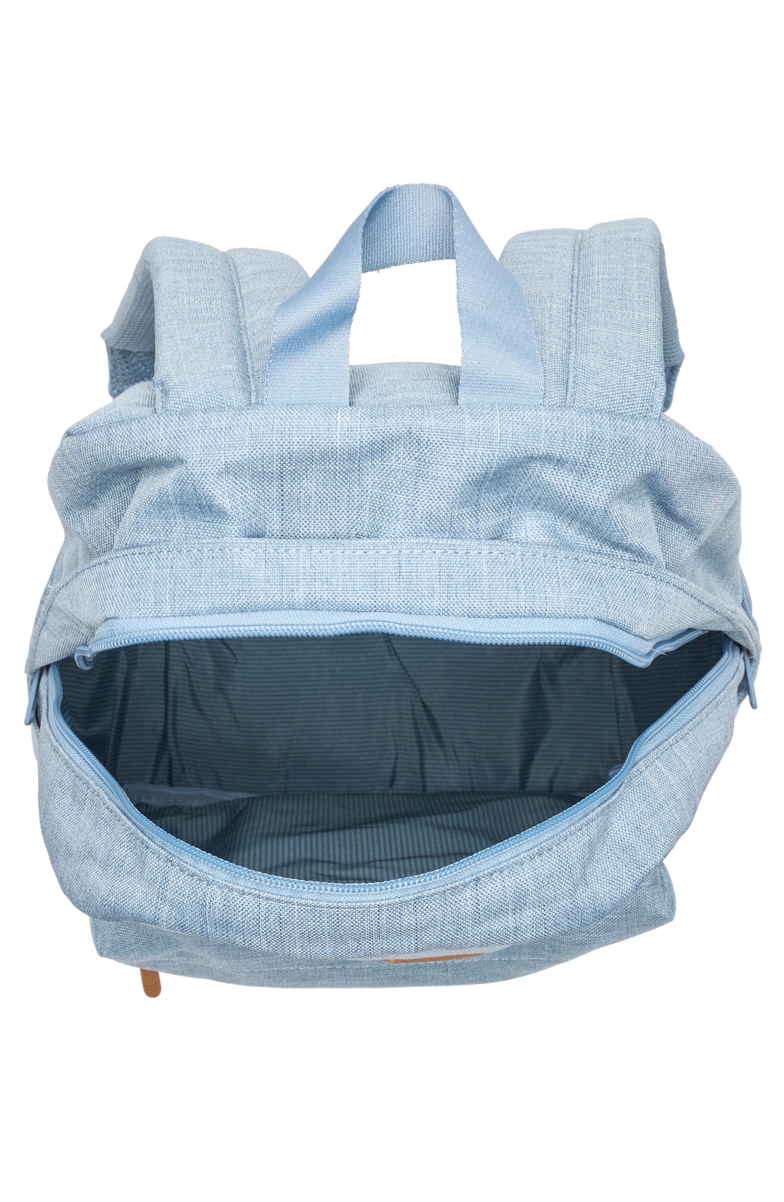 Herschel Supply Co. Heritage Backpack, Alternate, color, Ashley Blue Crosshatch/Natural