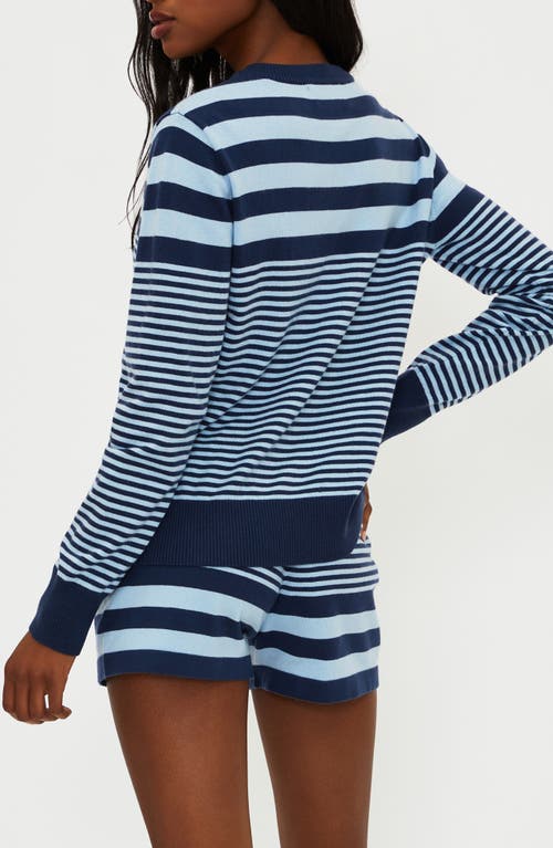 Beach Riot Jolene Stripe Sweater In Blue