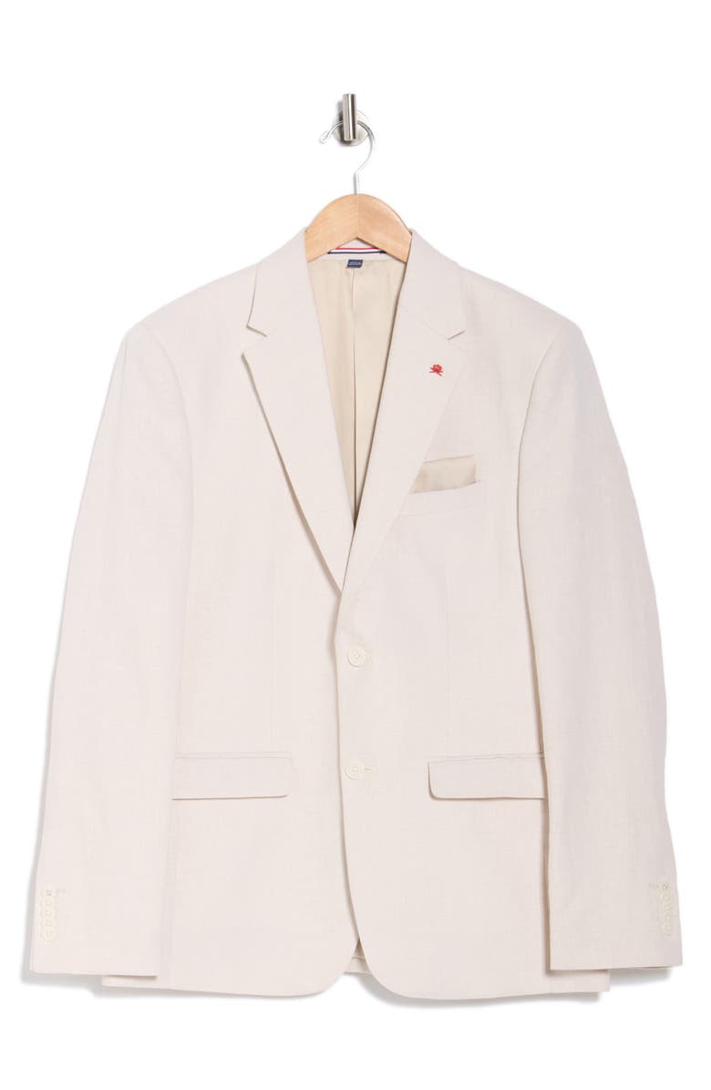 SOUL OF LONDON Linen Blazer, Main, color, Off White