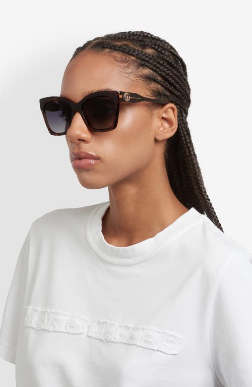 Marc Jacobs 54mm Cat Eye Sunglasses In Brown