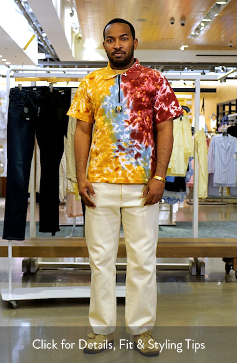 Tie Dye Cotton Pique Polo, sales video thumbnail