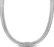 Julianna B. Cubic Zirconia Bombe Omega Necklace
