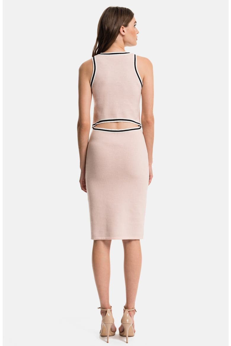 Flamingo Body-Con Dress, Alternate, color, CAMEO PINK