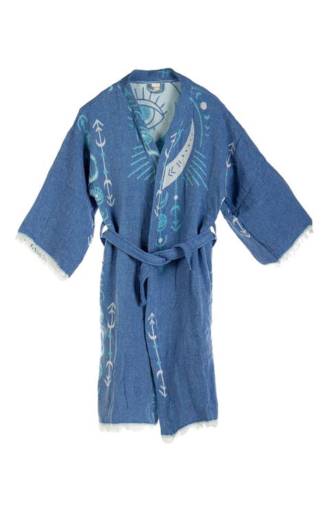 Luna - Moon Handmade Boho Cotton Robe Cover-Up