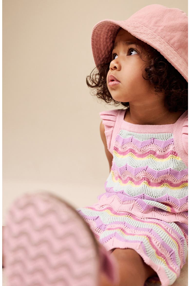 Kids' Pastel Stripe Tank & Shorts Set, Alternate, color, NEUTRAL