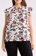 NORDSTROM RACK Ruffle Tie Neck Top