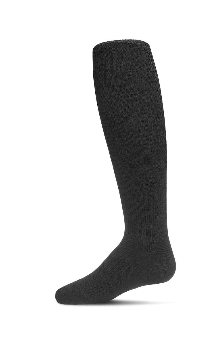 MeMoi Ribbed Basic Tights, Main, color, Black