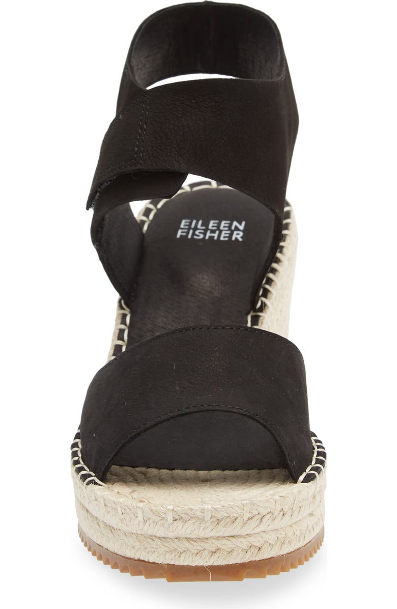 Eileen Fisher Weslia Espadrille Platform Wedge Sandal, Alternate, color,