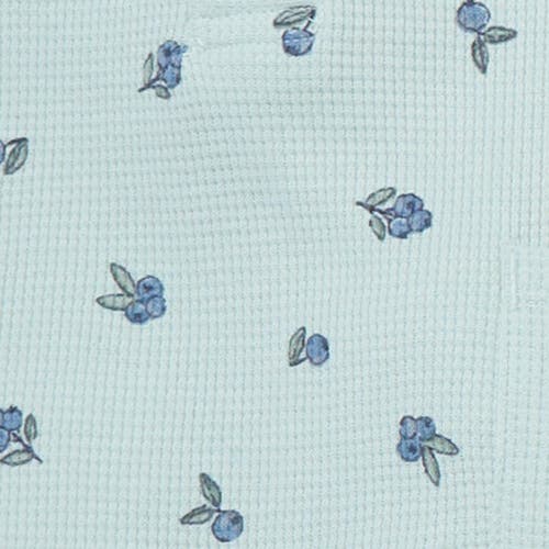 Modern Moments™ By Gerber Short Sleeve Long Romper In Light Sky Blueberry