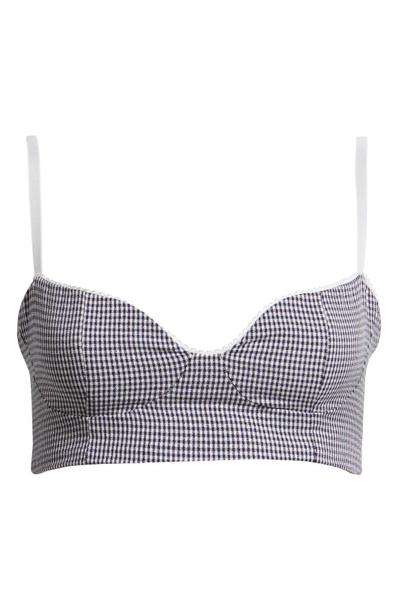 Bella Venice The Christina Crop Top, Alternate, color, Gingham