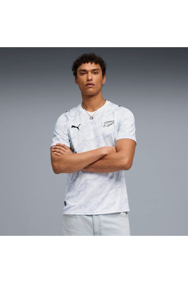 Men's Puma  White New Zealand National Team 2026 Away Replica Jersey, Main, color, White