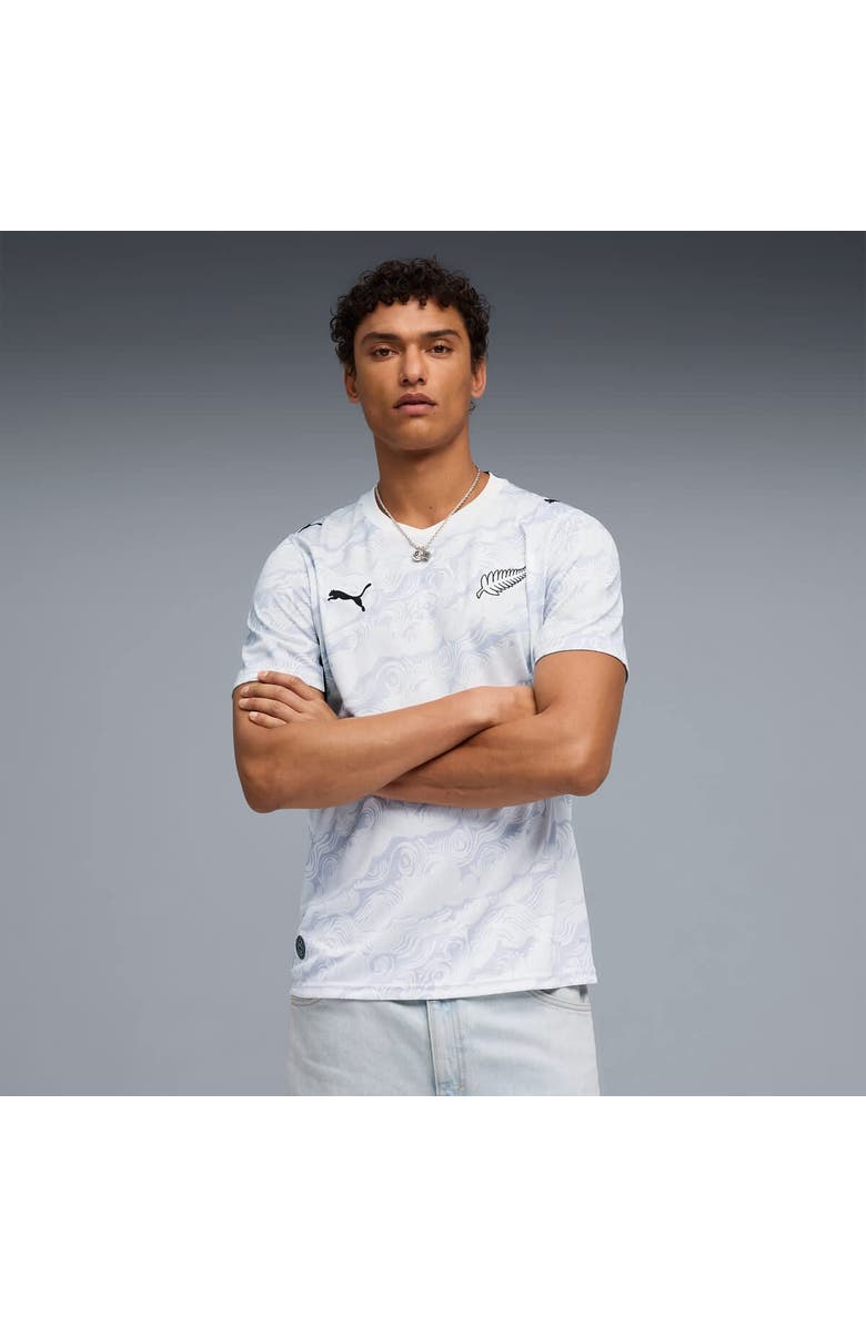 PUMA Men's Puma White New Zealand National Team 2026 Away Replica Jersey, Main, color, White