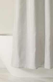 HOMESPUN Woven Shower Curtain