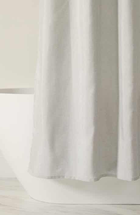 HOMESPUN Woven Shower Curtain