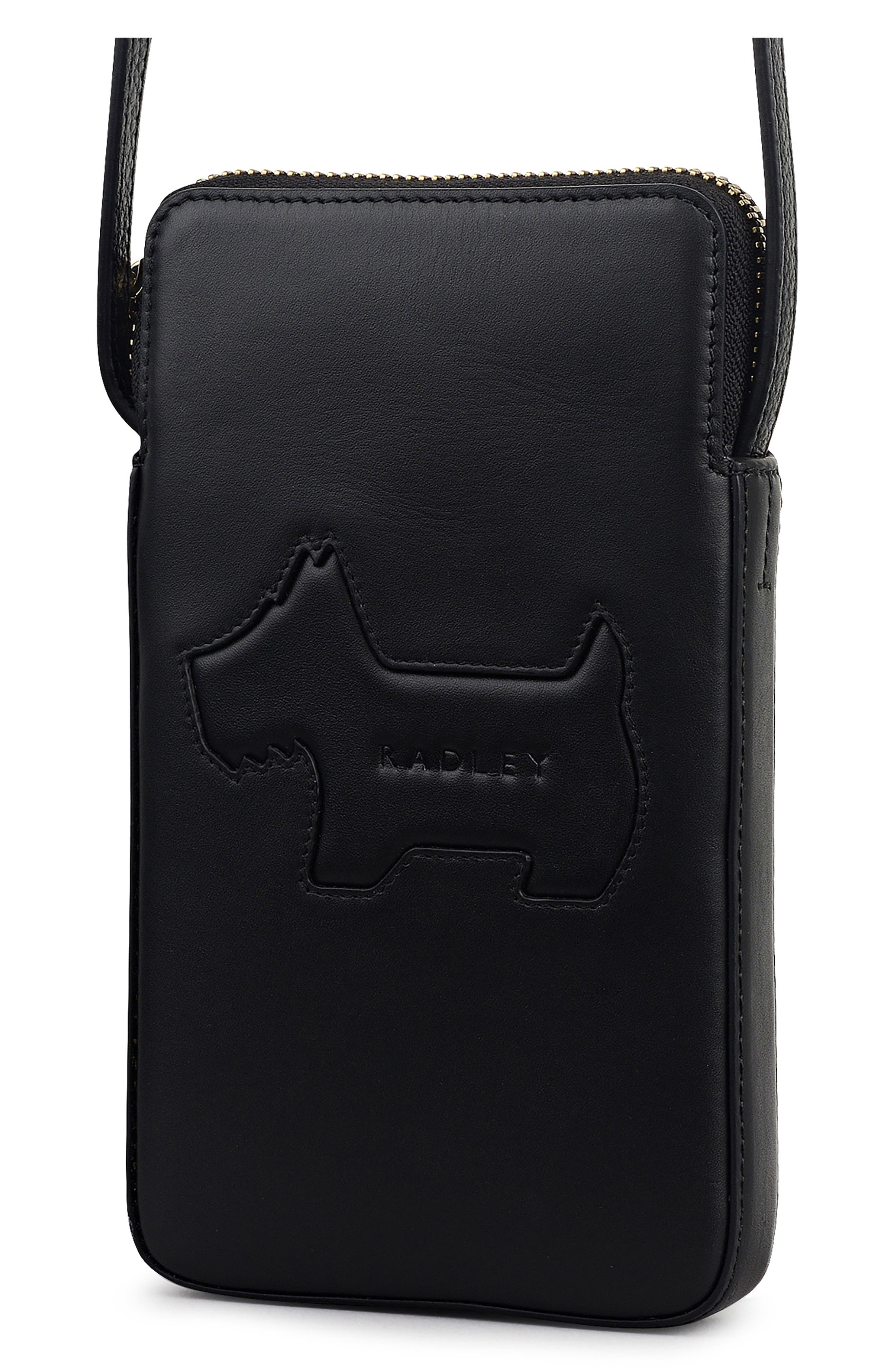 Hadley Lane Medium Phone Crossbody Bag, Alternate, color, BLACK