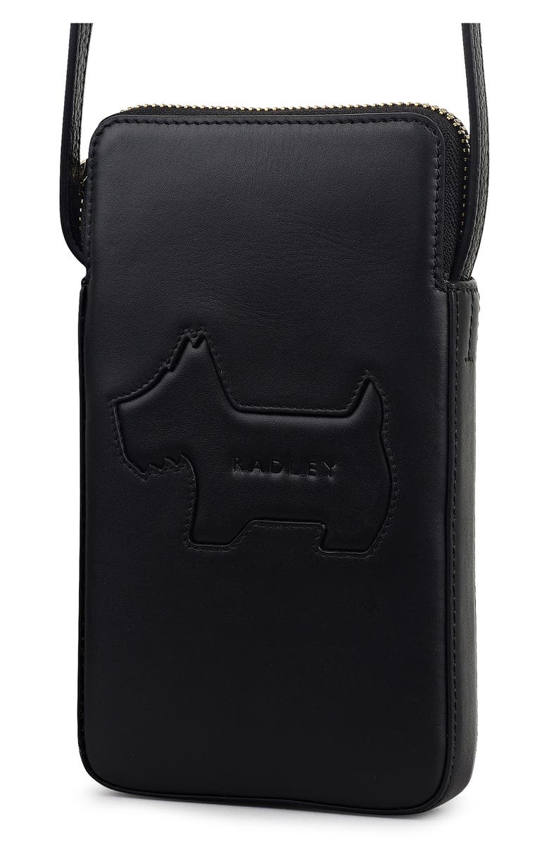 Radley Hadley Lane Medium Phone Crossbody Bag, Alternate, color, Black