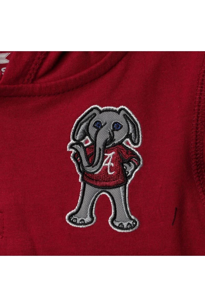 Toddler Colosseum Crimson/Heathered Gray Alabama Crimson Tide Poppies Hoodie and Sweatpants Set, Alternate, color, Crimson
