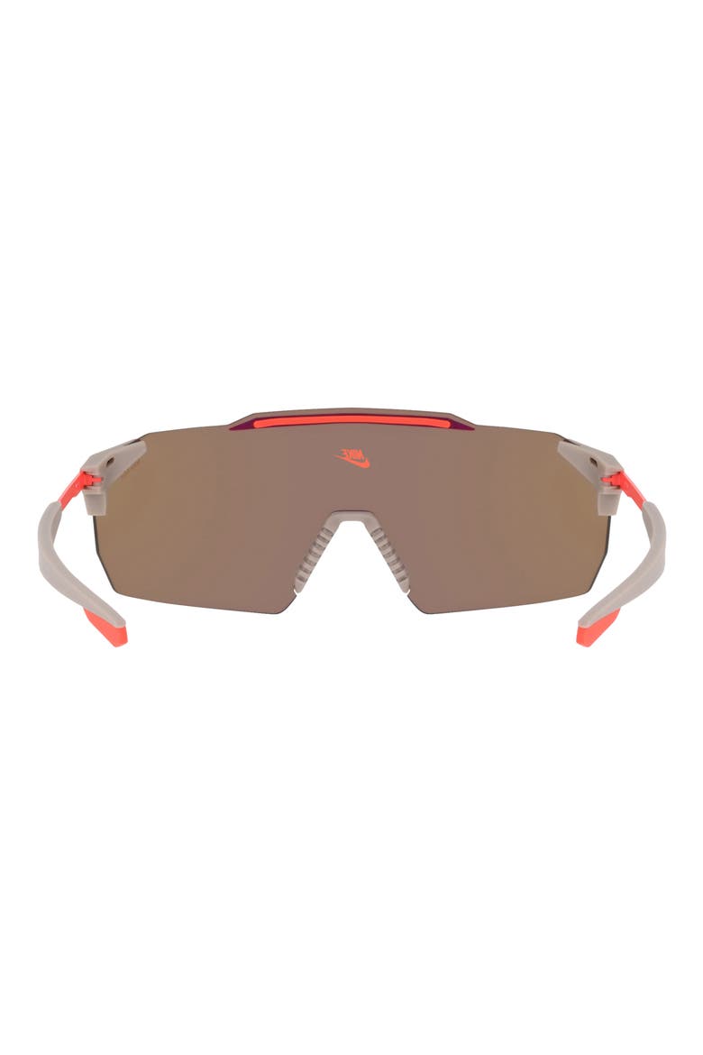 Limitless 61mm Shield Sunglasses, Alternate, color, COLLEGE GREY / ORANGE MIRROR