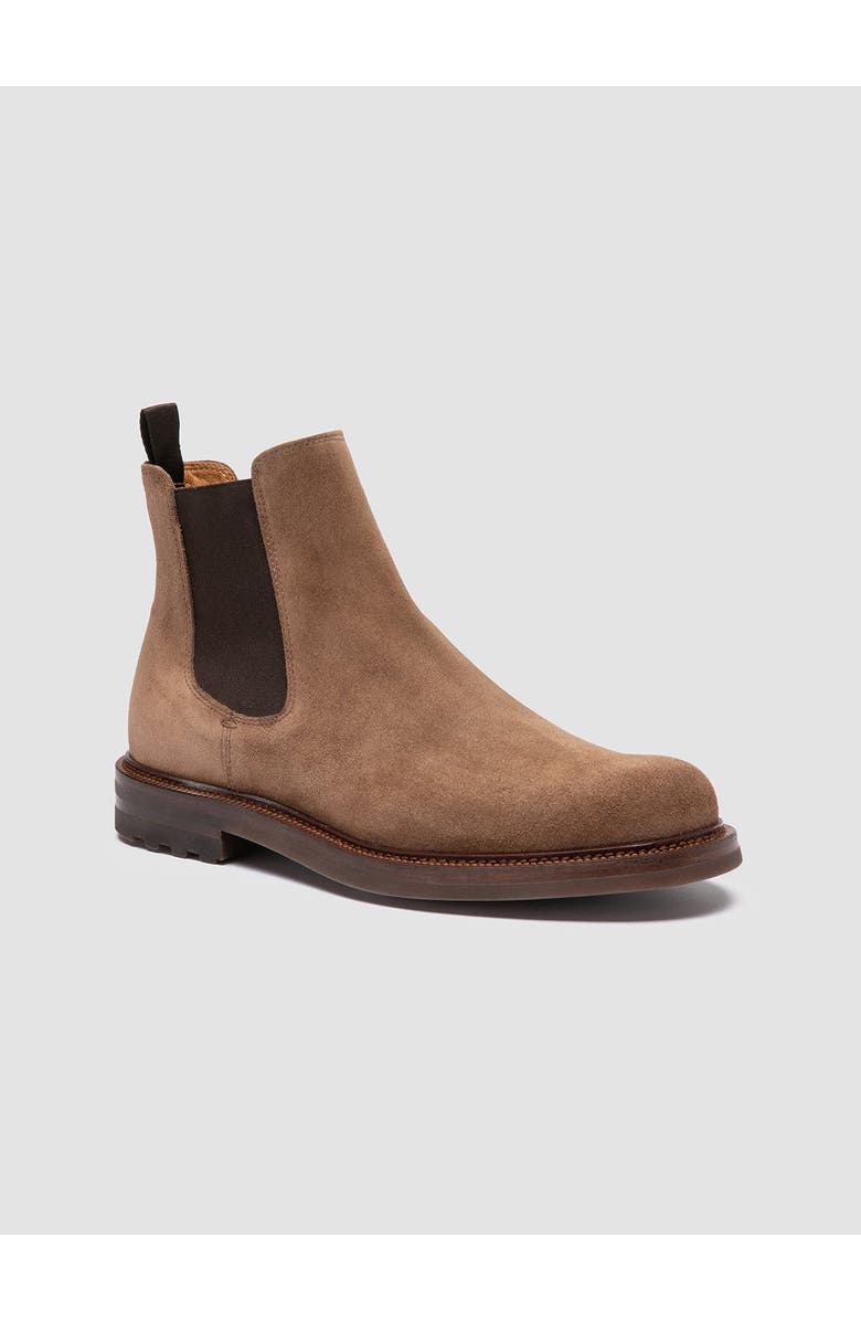 Officine Creative Aston Flexi 004 Suede Chelsea Boots, Alternate, color, Taupe