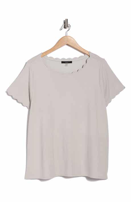 T Tahari Scallop T-Shirt
