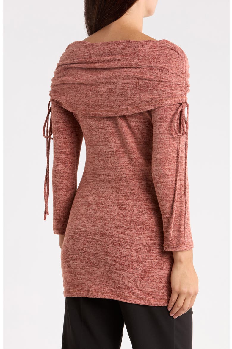 Off the Shoulder Tunic, Alternate, color, ORANGE