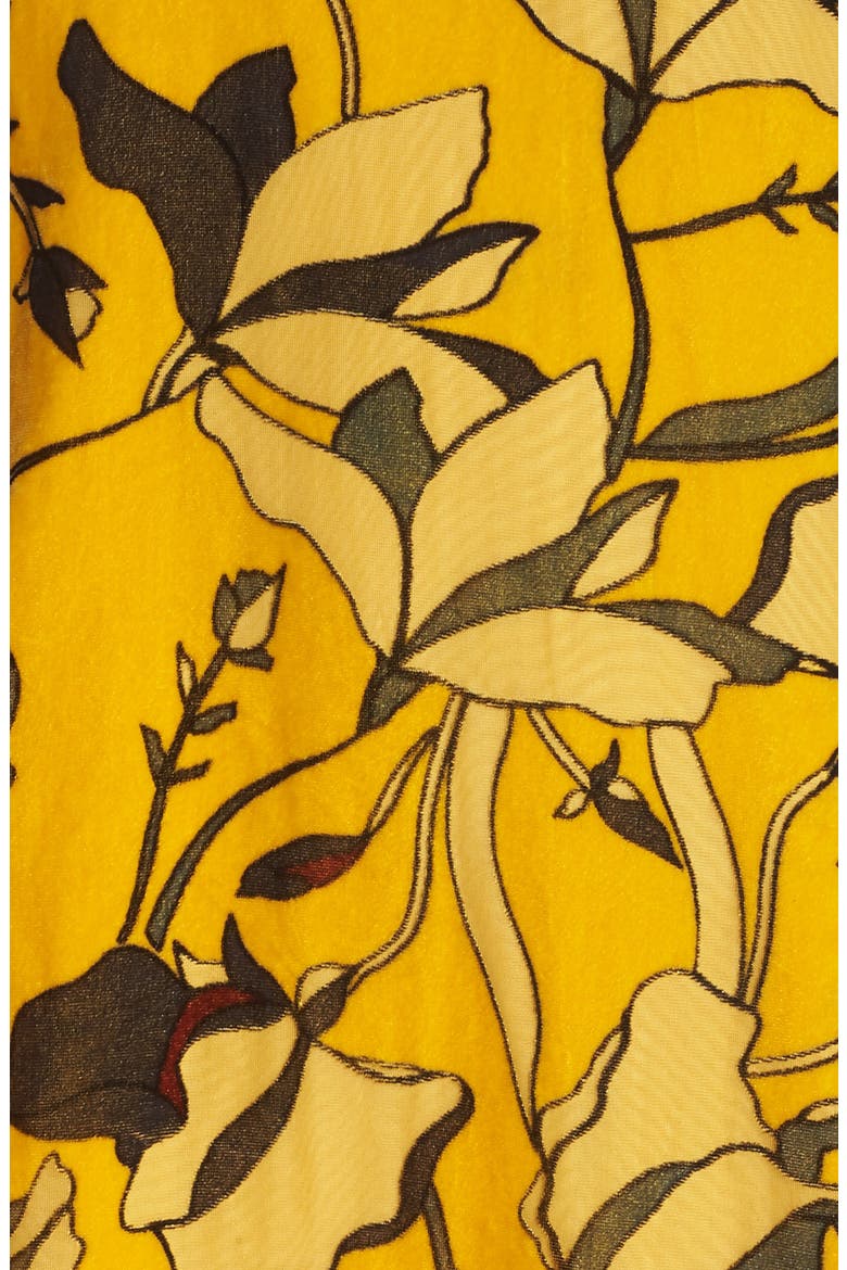 Aventine Velvet Tunic Dress, Alternate, color, CALLUNA YELLOW