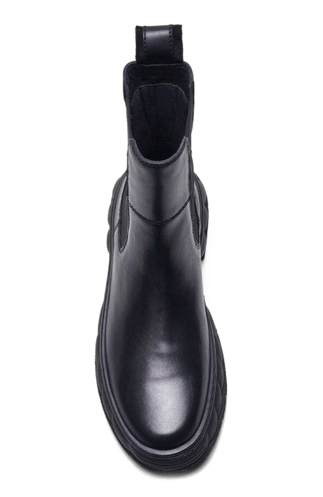 A. Veer Stratus Chelsea Boot, Alternate, color, Black Leather