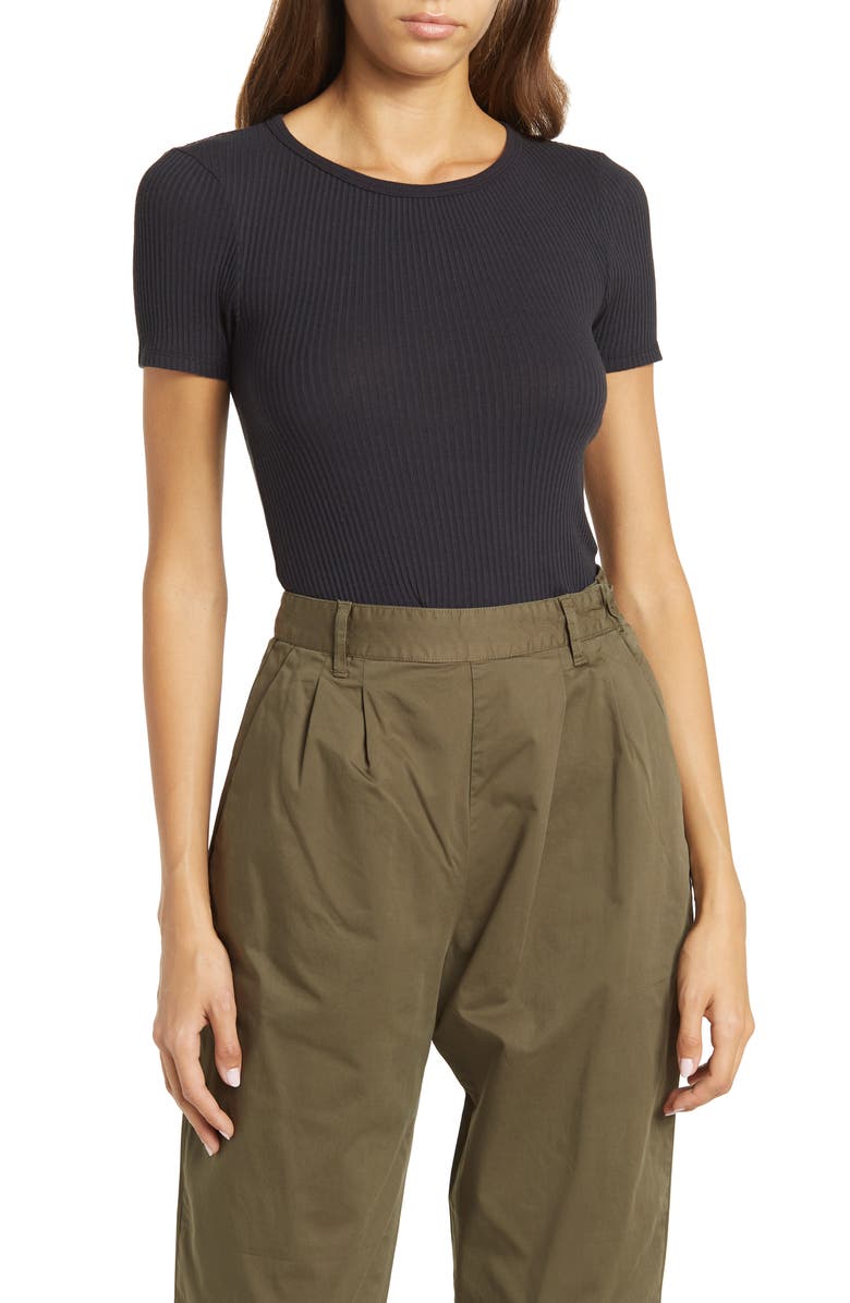 Alex Mill Remy Rib Cotton Top, Main, color, 