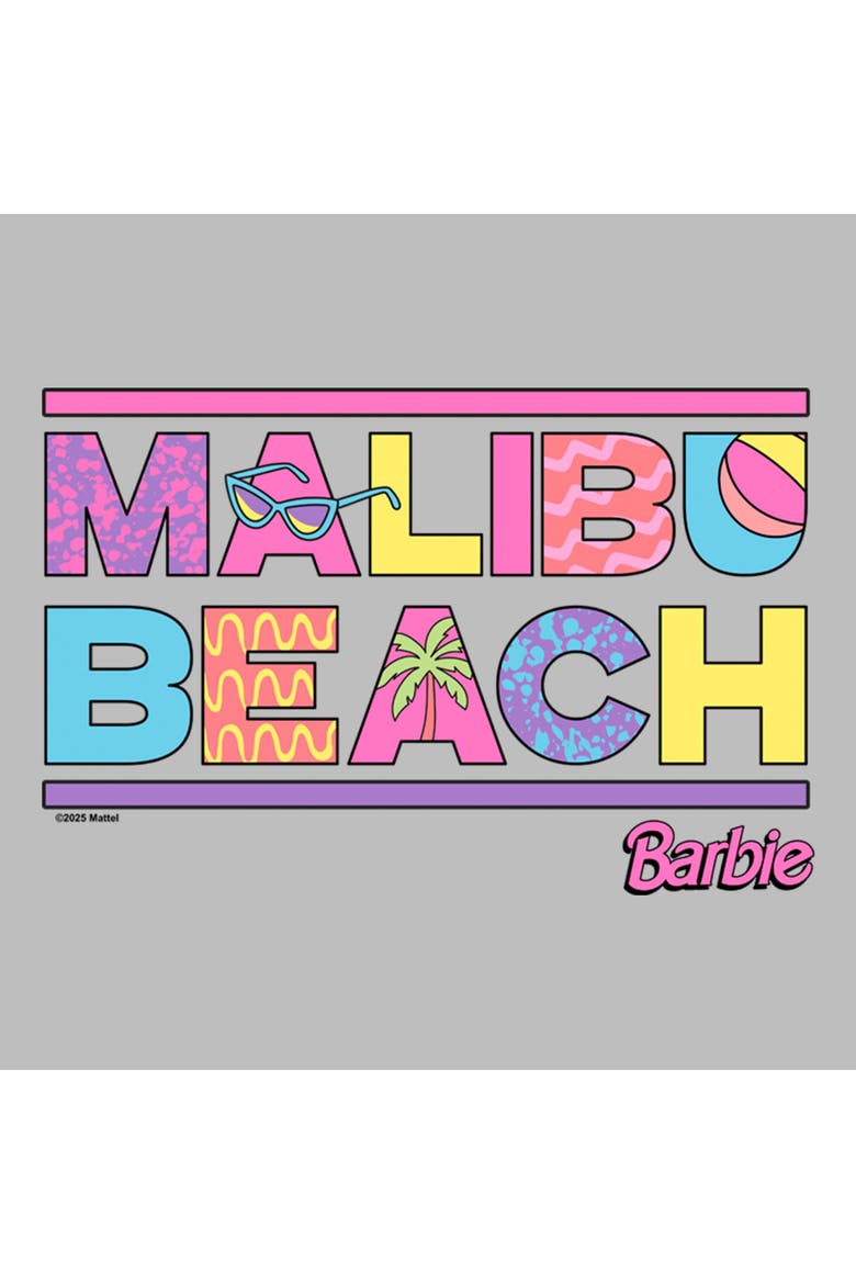 Boys' Malibu Beach Fun Logo T-Shirt, Alternate, color, Sport Grey