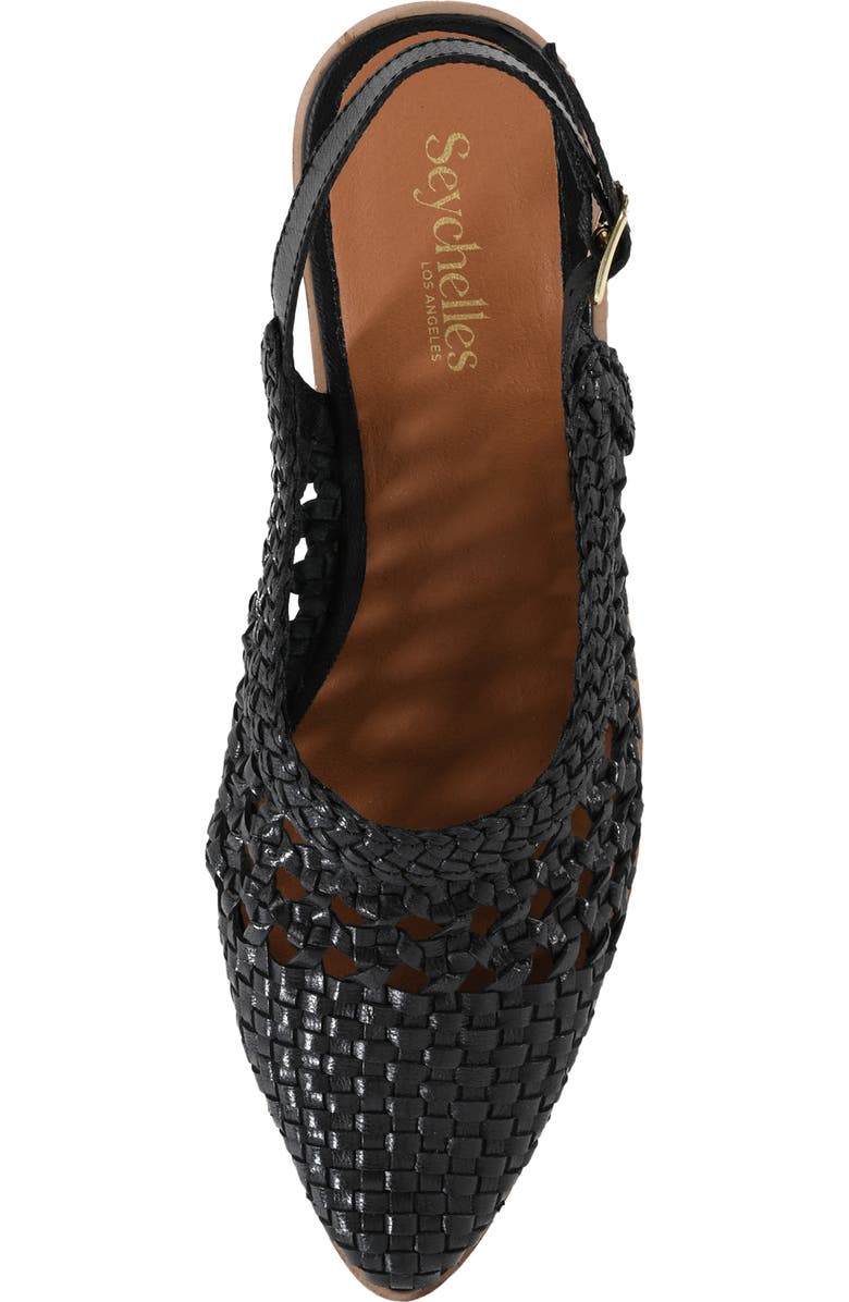 Seychelles Roxanne Slingback Flat, Alternate, color, Black