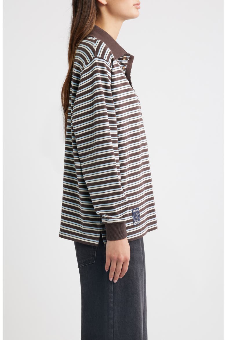 Remie Striped Rugby Shirt, Alternate, color, MULTI