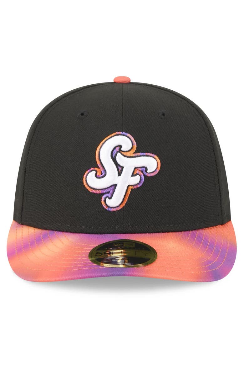 New Era Men's New Era Black/Orange San Francisco Giants 2025 City Connect Low Profile 59FIFTY Fitted Hat, Alternate, color, Black