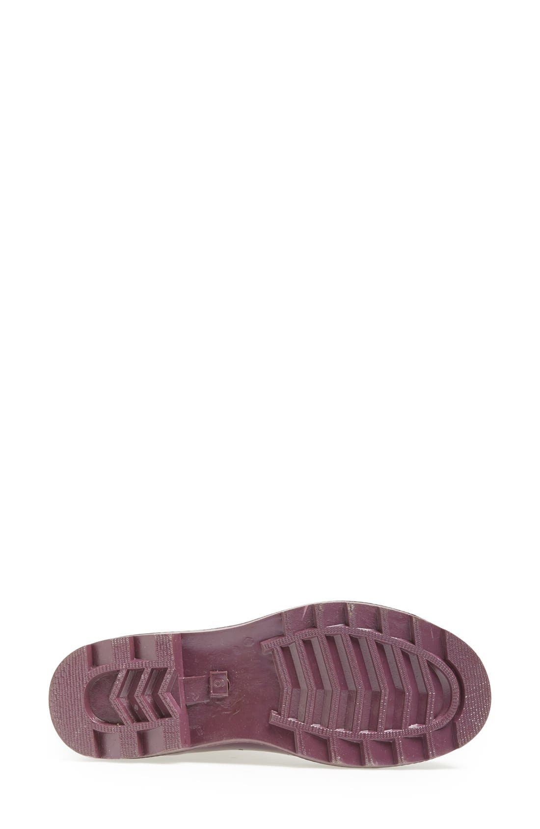 'Top Solid' Rain Boot, Alternate, color, BRIGHT PLUM
