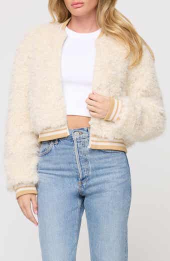 Valley Faux Fur Bomber Jacket