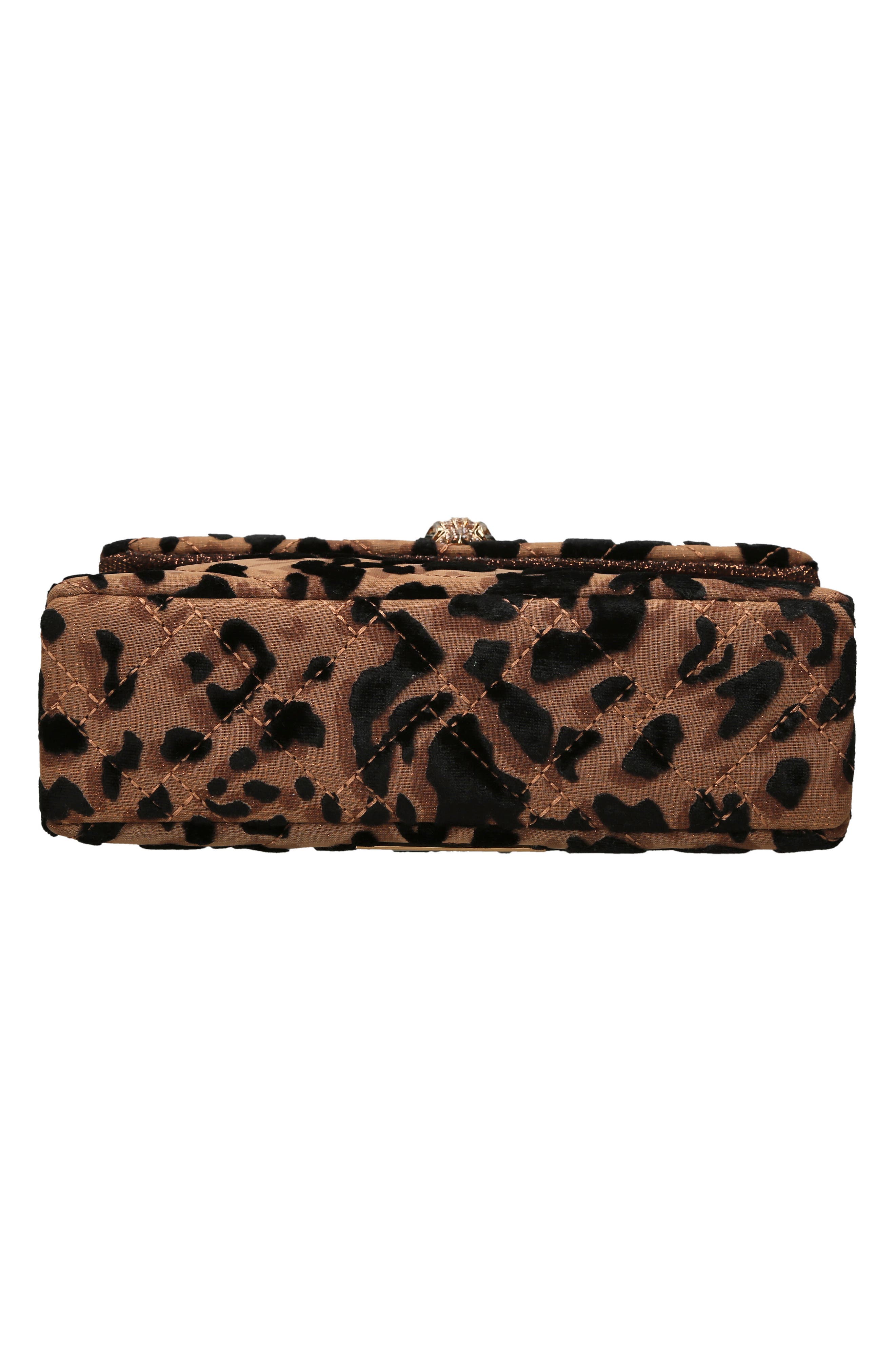 Kurt Geiger London Mini Kensington Leopard Print Convertible Crossbody Bag, Alternate, color, 