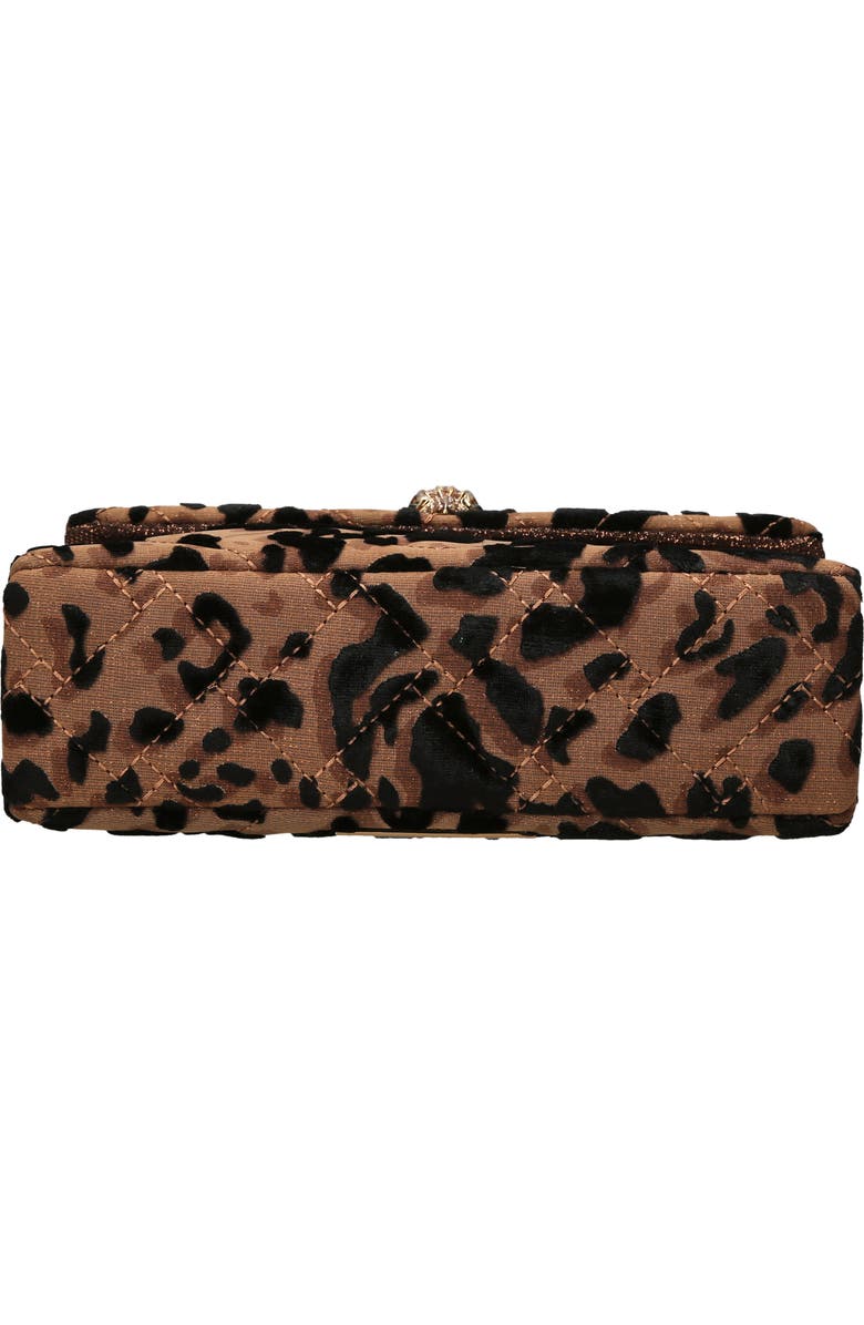 Kurt Geiger London Mini Kensington Leopard Print Convertible Crossbody Bag, Alternate, color,