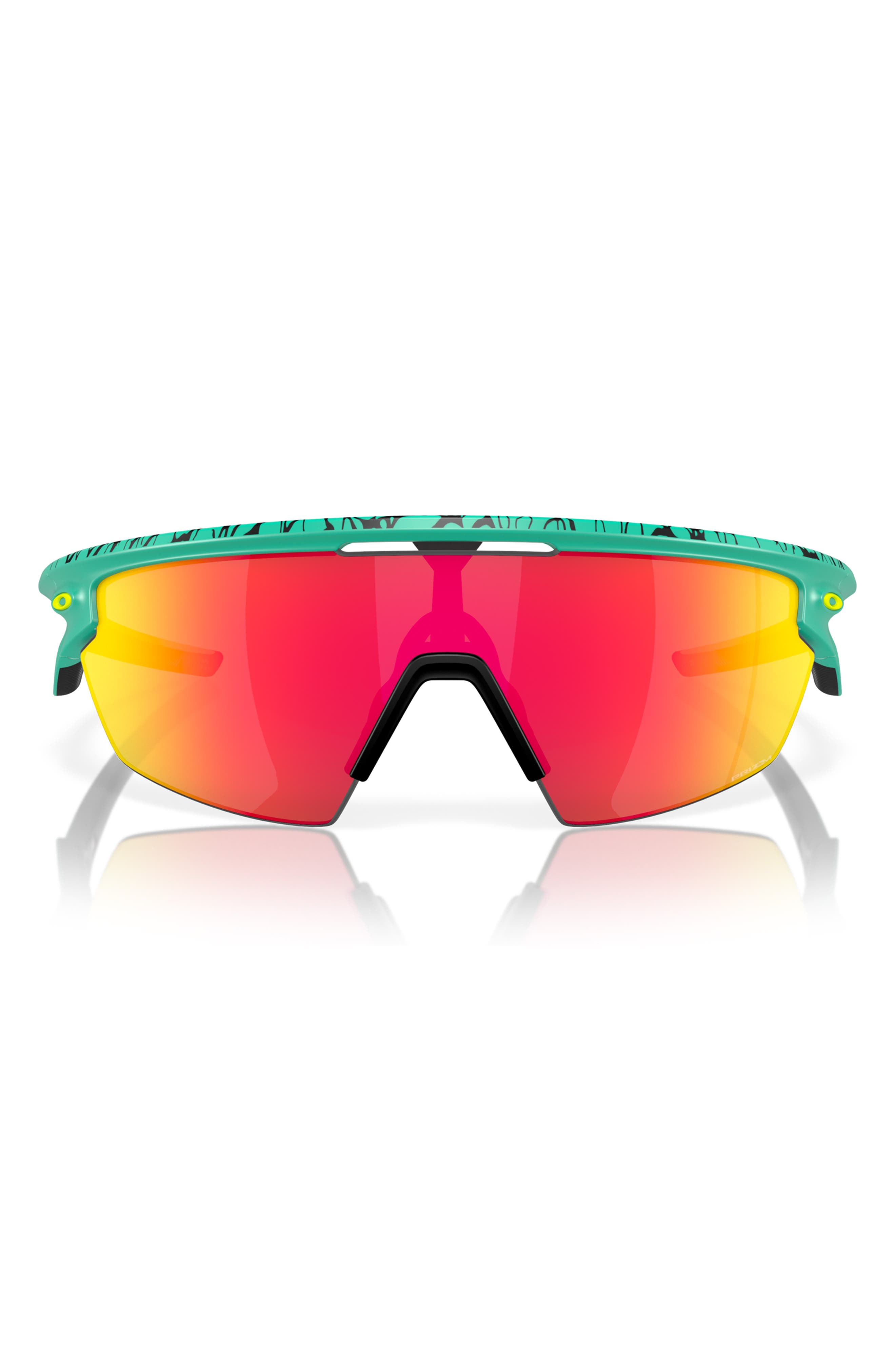 Oakley 36mm Rectangle Wrap Sunglasses