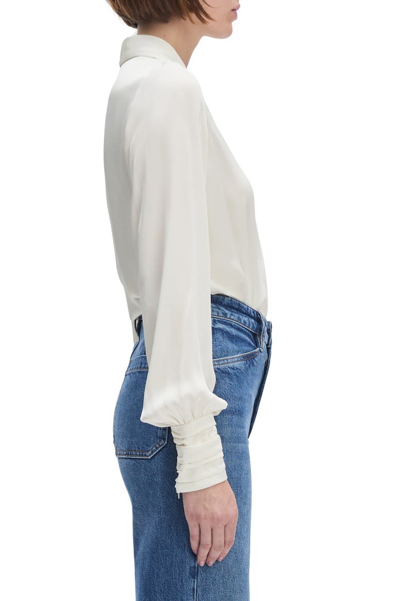 The Better Off Satin Bodysuit, Alternate, color, IVORY