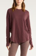 Zella Relaxed Washed 2.0 Long Sleeve Slub Tee