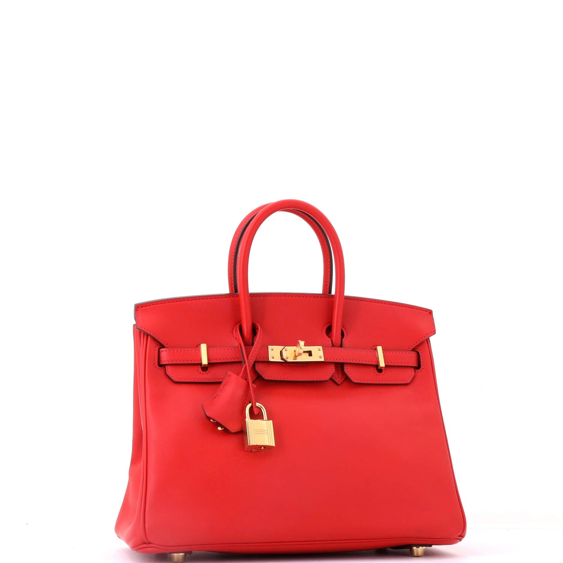 Birkin Handbag Red Swift with Gold Hardware 25, Alternate, color, Red