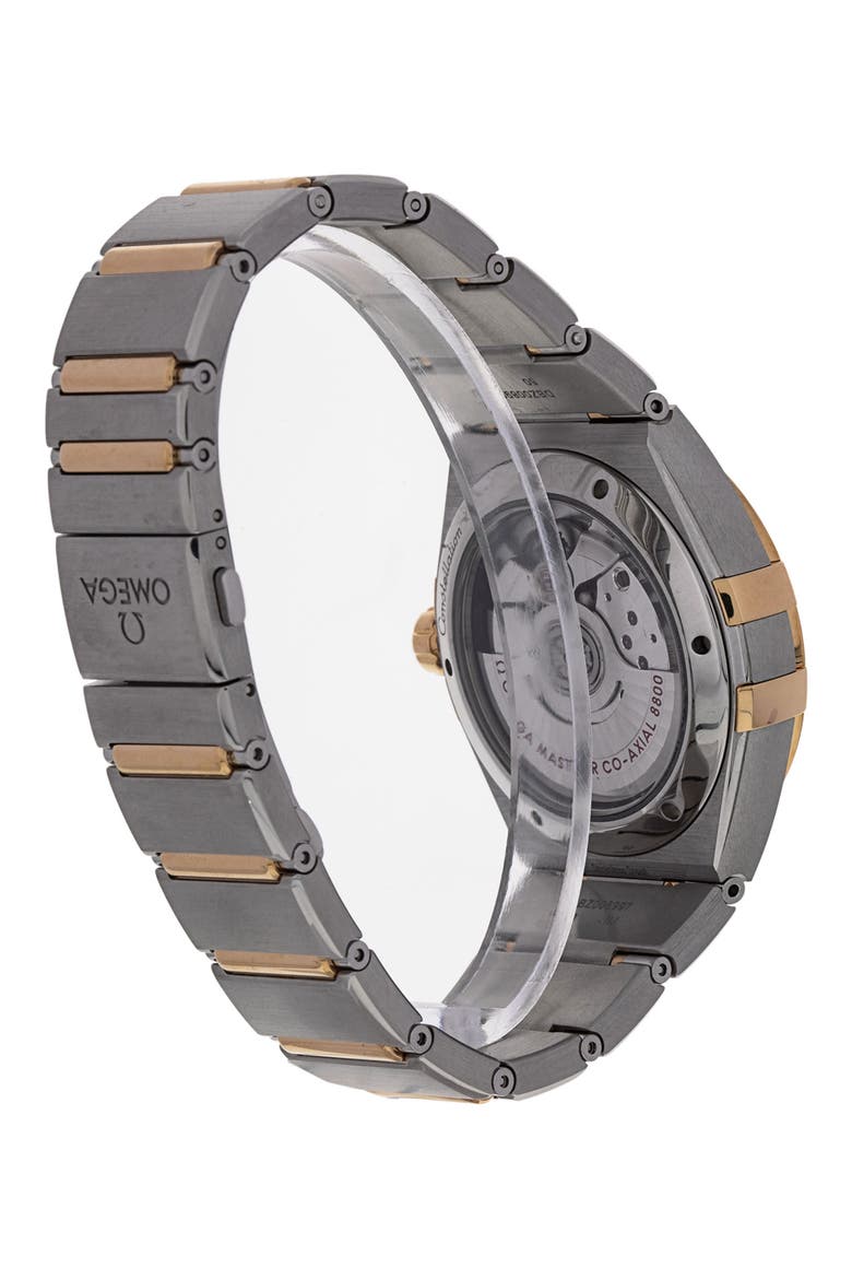Omega Preowned 2022 Constellation Bracelet Watch, 39mm, Alternate, color, SILVER/ CHAMPAGNE