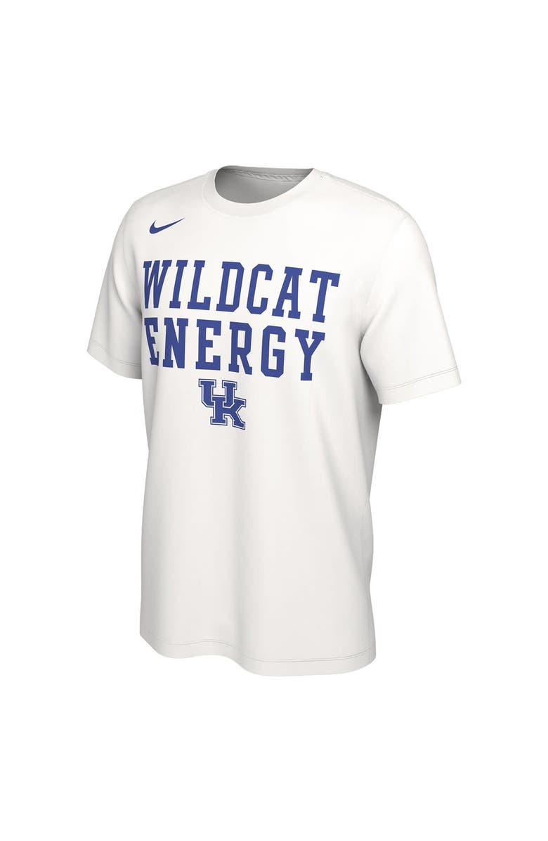Nike Unisex Nike  White Kentucky Wildcats 2024 On-Court Bench Energy T-Shirt, Alternate, color, 
