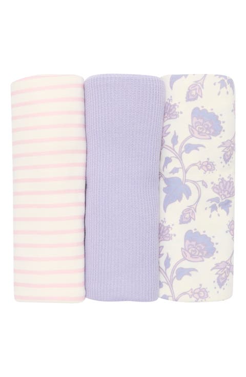 3-Pack Assorted Paisley Floral Blankets (Baby)