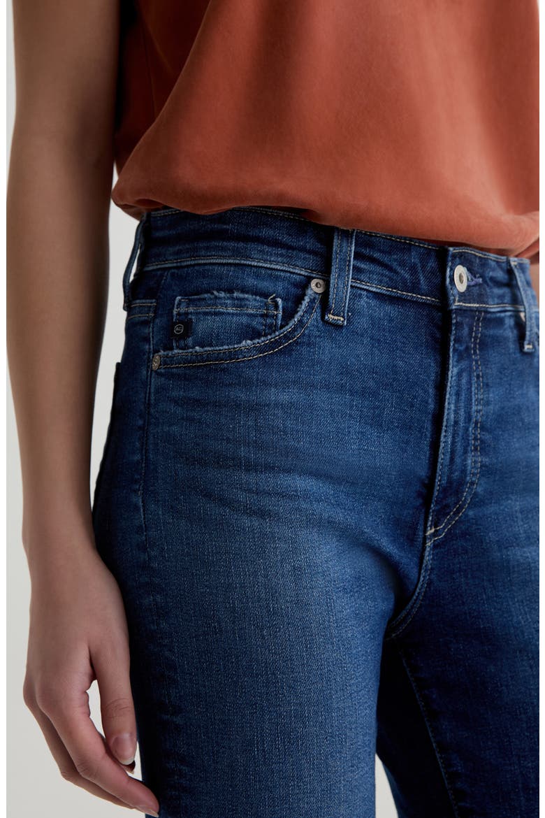 Mari Mid Rise Ankle Slim Straight Leg Jeans, Alternate, color, POETIC