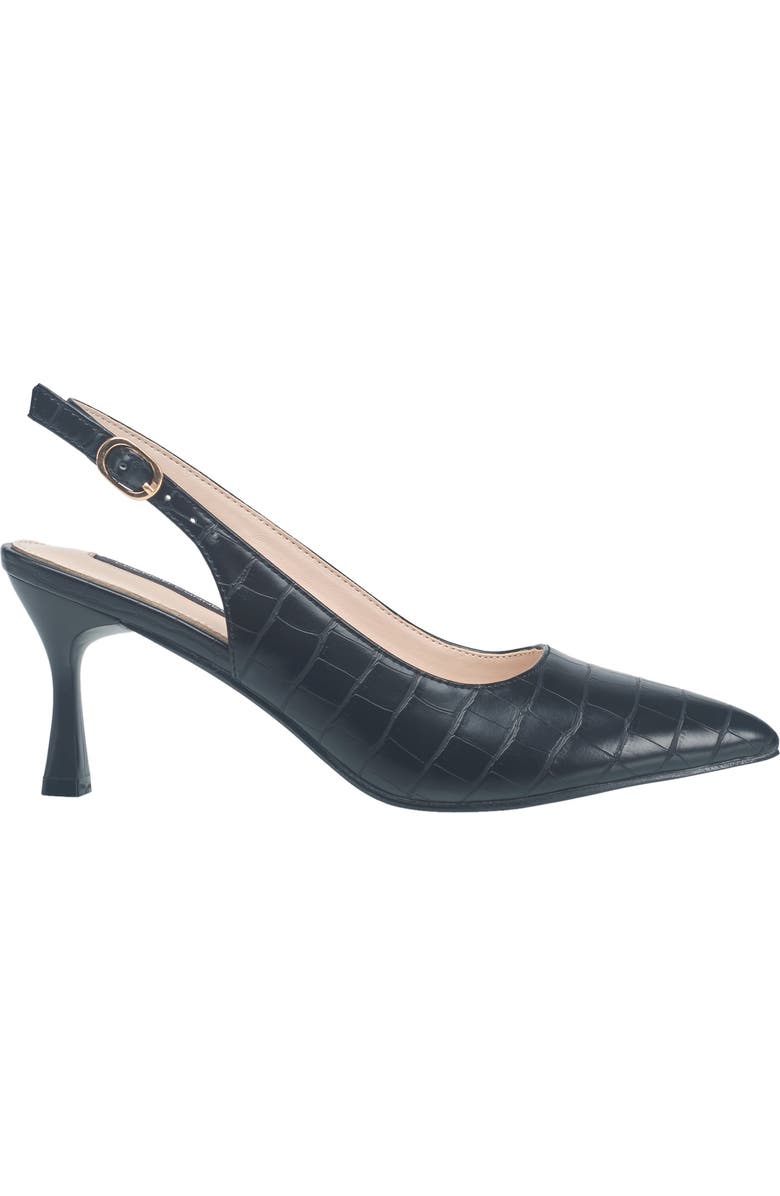 French Connection Brenna Croco Heel, Alternate, color,